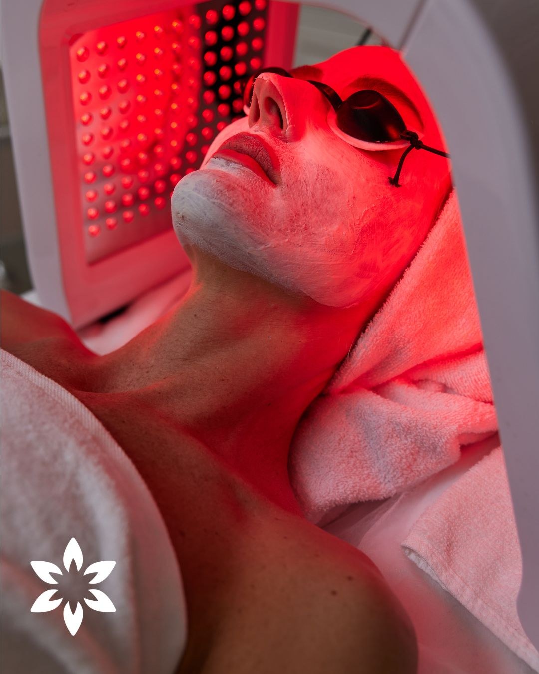 Luz LED facial